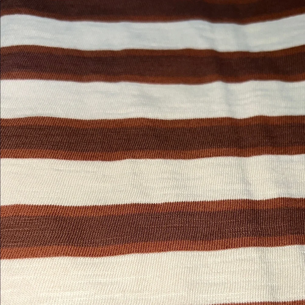 Cream and Brown Boxy Cap Sleeve T-Shirt 2-3 Y toddler boys girls nwt Rylee +Cru